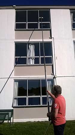 John the Window Cleaner with long pole